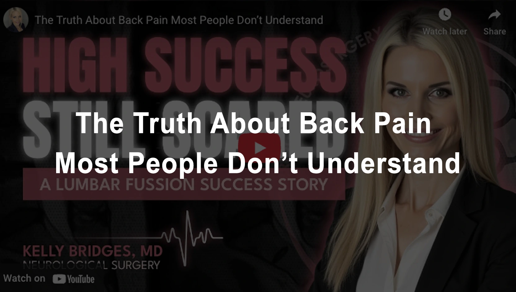The Truth About Back Pain Most People Don’t Understand - Kelly Bridges